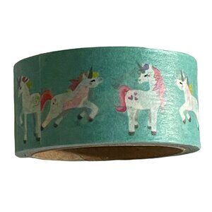 Blue Unicorn Washi Tape Papercraft Scrapbook Planner School Decorative Tape u